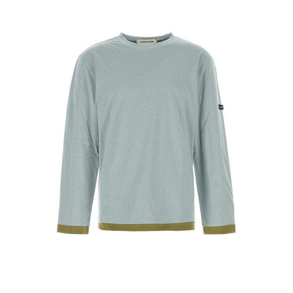 Namacheko Men Powder Blue Cotton T-Shirt